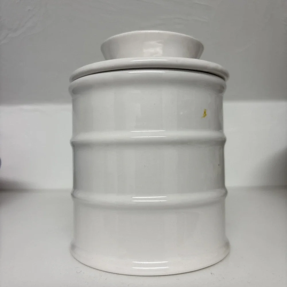 Martha Stewart Collection Butter Keeper‎ Butter Bell White Ceramic